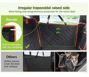 Hunde-Autohängematte für Reisen Rücksitz-Verlängerung für Hunde Rücksitzabdeckung Bett für Auto Hunde-Autositz-Verlängerung - Product Image 4