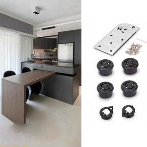 Cơ chế mở rộng bàn, phụ kiện gấp bàn, bản lề bàn gấp, bản lề xoay 90 độ - Product Image 1