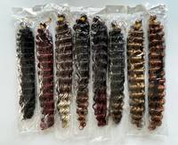 Cheveux synthétiques en gros pour tresses, ondulations profondes, bouclés, pour tresses au crochet, tresses Box River, ombrés, ondulations océaniques, boucles profondes, torsades