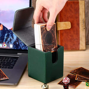 Y Y Support Customization Card Deck Box Custom Trading Card Deck Box High Quality Deck Box Leather Collect Game Cards - Product Image 3