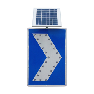 Panneau de signalisation routière réfléchissant à énergie solaire sur trépied, avec flèche de signalisation d'avertissement pour charges longues, pour l'Éthiopie, l'Arabie et le Qatar, à vendre - Product Image 1