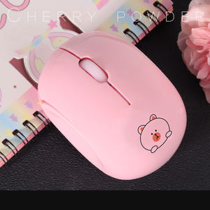 Vendita calda Mini formato bambini cartone animato muto <span class=keywords><strong>Mouse</strong></span> senza fili per la piccola mano - Product Image 2