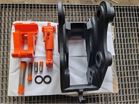 Attache rapide mécanique pour excavatrice, coupleur rapide manuel pour mini-excavatrice Hitachi Kubota Liugong Sunward