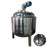 500 Liter 2000 Liter 5000 Liter Koeltank voor fruityoghurt en melk met mixer