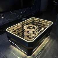 Miroir de comptoir à effet visuel LED Abysse Infini en gros, idéal pour les comptoirs de bar, de KTV et de discothèques