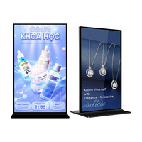 Proveedor de Pantallas LCD Publicitarias Digitales de Pie para Interiores, con Marco Ultra Delgado y Pantalla Completa, al por Mayor