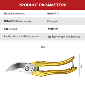 Pruning Shears for Fruit Trees <strong>Branch</strong> <strong>Cutting</strong> <strong>Tools</strong> for Landscaping Flower Shears for Trimming Gardening Scissors - Product Image 5