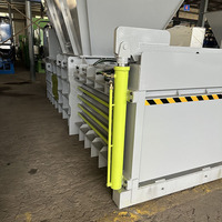 Presse à balles hydraulique horizontale automatique de 80 tonnes pour le recyclage du papier et du carton usagés