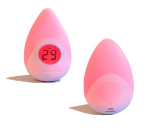 Nóng bán phòng bé Nhiệt ẩm kế thay đổi màu sắc của đèn theo nhiệt độ - Product Image 3