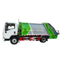 Camion Compattatore di Rifiuti ad Alta Efficienza 10CBM Sinotruk Homan per Trasporto Rifiuti Urbani e Rurali