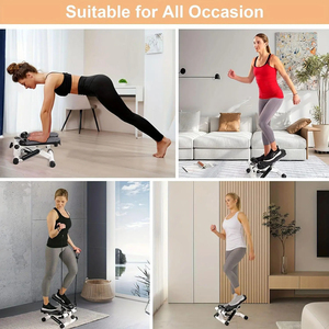 USA Warehouse Stepper at Home <strong>Exercise</strong> Stair <strong>Stepping</strong> with Resistance Band Suitable for Aerobic Body <strong>Exercise</strong>