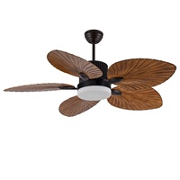 Ventilateur de plafond LED AC avec éclairage décoratif d'intérieur de luxe commercial de conception antique certifié CB de 52 pouces, Philippines