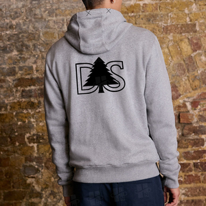 Sweat à capuche zippé brodé pour homme, style basique personnalisé, en mélange coton-polyester, anti-plis, polaire, coupe ample, pour la gym et l'entraînement - Product Image 5