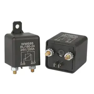 Dust-Proof WM686ขนาดใหญ่ Current รีเลย์อัตโนมัติ100A12V24A ปกติเปิด Starter รีเลย์