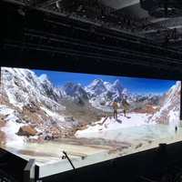Fondo de estudio fotográfico para interiores, pantalla Digital de 8K, Panel de pantalla LED, pared de vídeo en cascada