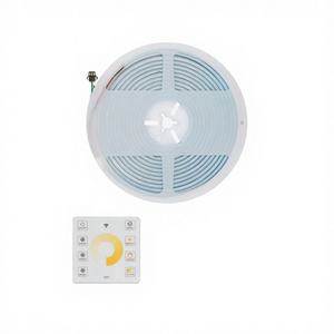 Smart COB LED Strip Light White CCT Sintonizable Longitud de 5 metros Control de voz 2700K-6500K 8mm PCB Ancho PC Material 2835 LED 20-30M - Product Image 1