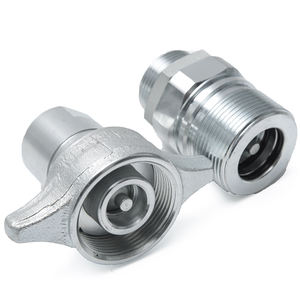 फास्ट क्यूवी श्रृंखला 1-इंच npp थ्रेड हाइड्रोलिक त्वरित युग्मन नई कार्बन स्टील स्क्रू प्रकार फिटिंग - Product Image 1