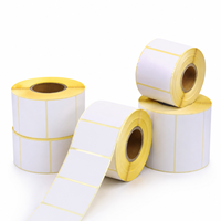 Etiqueta Autoadhesiva de Papel Sintético PET, Impresa Personalizada, Resistente a Bajas Temperaturas, Etiqueta de Código de Barras para Impresora Industrial