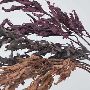 Branches d'herbe artificielle Plain Realm en diamant synthétique, couleurs marron, violet, rouge, jaune, gris foncé, rouge bordeaux, blanc automnal, en matériau LDPE, pour décoration intérieure - Product Image 4