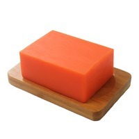 OEM 100g de savon à l'acide kojique au curcuma naturel fait à la main, éclaircissant et réduisant la pigmentation des taches brunes et l'acné