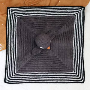 Doudou en crochet <span class=keywords><strong>Pingouin</strong></span> ludique, couverture de sécurité en crochet <span class=keywords><strong>Amigurumi</strong></span> <span class=keywords><strong>Pingouin</strong></span> pour cadeaux d'enfants - Product Image 6