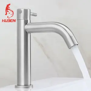 Cold Water Tap Balcony & Garden Water Tapware Deck Mount Basin Faucet for Bathroom Stainless Steel Brass Modern Contemporary 100