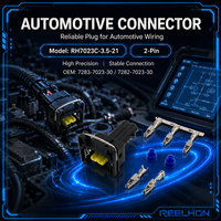 Conectores TE Tyco EV1 de 2 Pines, Conectores para Inyectores de Combustible, Conector para Arnés de Cables Automotriz 829441-1 881739-1 DJ7023C-3.5-21
