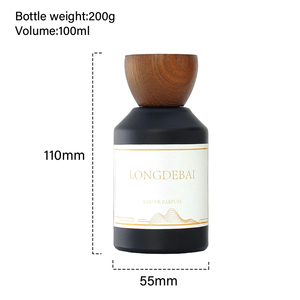 Luxury Custom Clear Pump Sprayer Crimp Empty Clear 30ml Perfume <b>Bottle</b> Glass 50ml 100ml With Packaging Box - Product Image 6