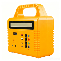 Station d'alimentation solaire portable avec lumière LED, sortie AC 220V et USB DC, générateur solaire domestique hors réseau