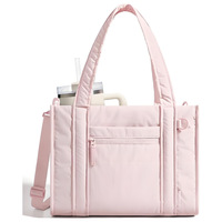Sac fourre-tout personnalisé en gros avec logo, mignon, petit, écologique, réutilisable, couleur unie, avec poignées en corde