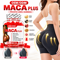 Gummies à la racine de Maca sur mesure OEM ODM 300mg, Gummies à base de plantes, Fabricant de compléments alimentaires en marque blanche