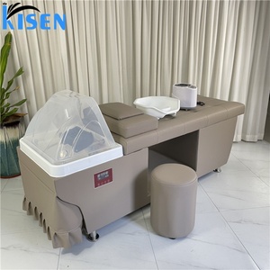 Table de massage et de lavage capillaire Kisen moderne avec circulation d'eau et vapeur à vendre - Product Image 2