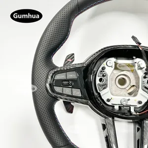 Volante Deportivo CS de Cuero Nappa para X3 G01 X4 G20 G30 G31 G32 G02 G82 G42 G21 G14 M2 G87 M3 G80 M4 G G01, Accesorios para Automóviles - Product Image 2