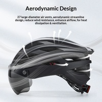 Casque de vélo sportif Hongtu HT-19 en matériau PC avec éclairage pour adultes, cyclisme de loisirs sur route, logo personnalisable