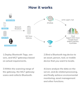 Programmier bares Bluetooth 5.3 Gateway Ethernet Poe Powered Long Range Ble 5.0 Wifi Mini Mqtt IoT Smart Gateway - Product Image 6