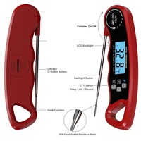 Thermomètre à liquide numérique à lecture instantanée, matière plastique avec maintien de la température et fonction d'enregistrement Max Min