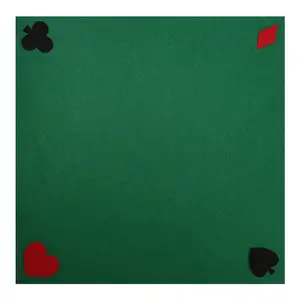 Oem Groene Spelen Vilt Poker Tafel Mat En Card Game Layout Mat Voelde Spelen Mat Voor Familie