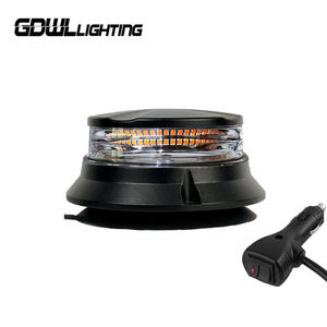 Luz de advertencia giratoria Led de alta potencia <span class=keywords><strong>Ece</strong></span> R10 R65 ámbar 48 para camión Tractor Agrilculture Cars Cop Beacon Light - Product Image 1