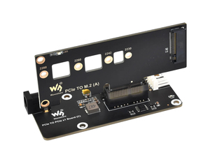 ตัวเชื่อมต่อ Waveshare PCIe FFC กับบอร์ดอะแดปเตอร์ PCIe x1 มาตรฐาน (C) สำหรับ Raspberry Pi 5 ใช้งานร่วมกับ PCIe x1 x4 x8 K629 - Product Image 2