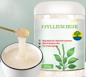 Poudre de <span class=keywords><strong>fibre</strong></span> de psyllium sauvage biologique 1400mg Supplément prébiotique naturel 90% Bouteille végétalienne crue de qualité alimentaire - Product Image 4