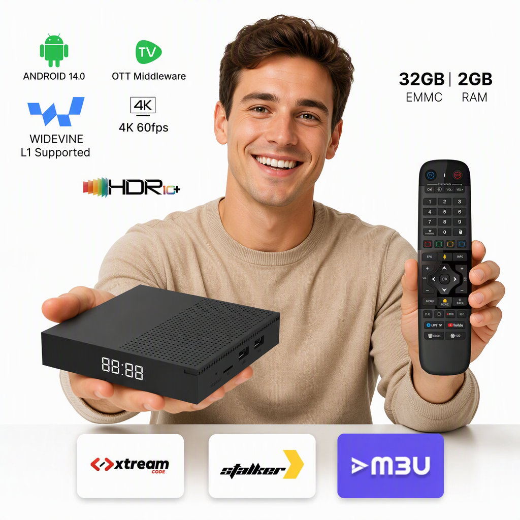 <strong>2026</strong> Smart Home Theater Android 14.0 Smart <strong>TV</strong> <strong>Box</strong> Amlogic 6.0 Google Assistant Voice Remote