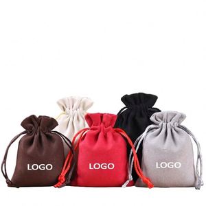 Custom Logo <b>Personalized</b> Recyclable Velvet Dust <b>Bag</b> Travel Portable Drawstring <b>Gift</b> <b>Bag</b> Multicolour Promotional Clothing - Product Image 3