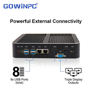 มินิพีซีอุตสาหกรรมไร้พัดลม พร้อมซีพียู Intel Core i5-1245U รุ่นที่ 12 แบบ Quad-Core ความเร็ว 4.4GHz และแรม DDR4 ขนาด 64GB - Product Image 2