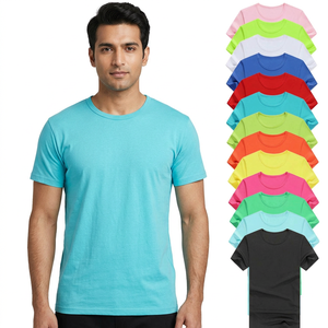 Wholesale 200gsm 100% Quick dry <b>polyester</b> Sublimation <b>tshirts</b> Customized Logo Printed Blank T-shirt for men - Product Image 1