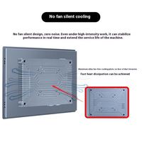 Lattepanda 3 Delta 864 Komputer Industri Tertanam All-in-One HMI PLC Windows/Linux Berukuran Saku dengan Casing Baja yang Kokoh Tersedia dalam Stok