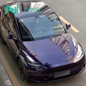 Film adhésif pour voiture effet caméléon bleu aurore violet brillant - Product Image 3