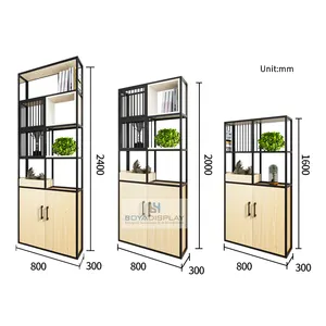 Rak buku bingkai Boya langsung dari pabrik rak buku kualitas tinggi rak buku desain buku logam baru tiba mode menampilkan besi yang disesuaikan