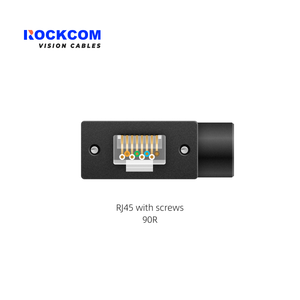 GigE RJ45 A RJ45 W/viti da incasso R/A 90R cavo Ethernet Gigabit opzionale alto flessibile per telecamera industriale <span class=keywords><strong>Cat.5E</strong></span> - Product Image 4