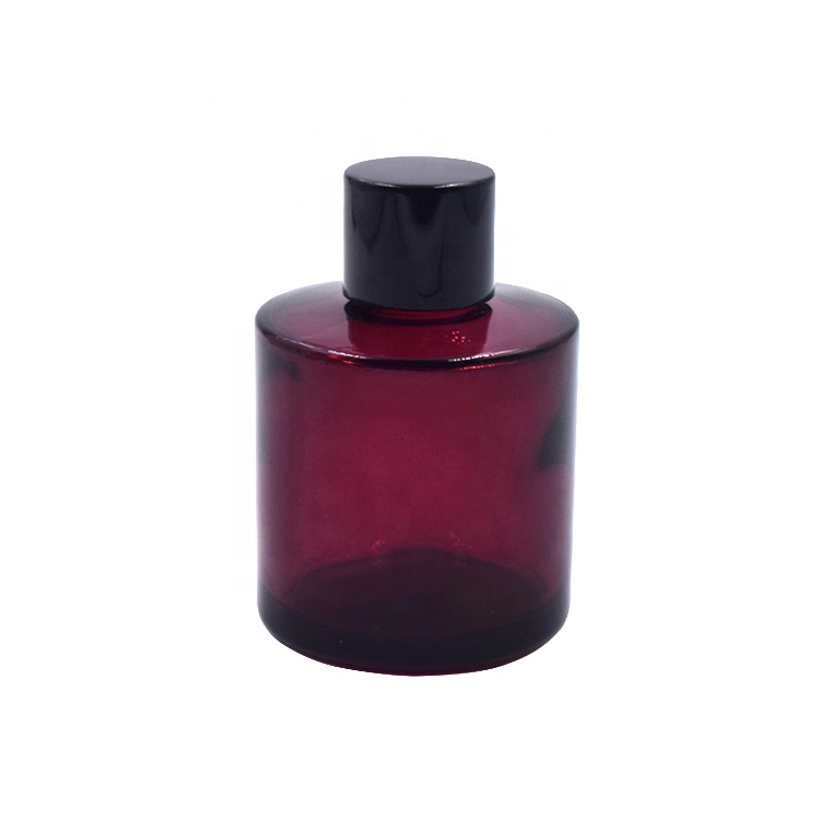 cosmetics glass bottles purple