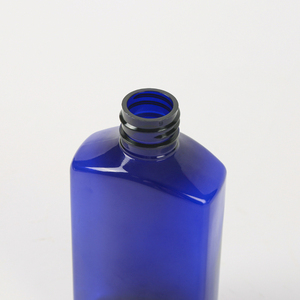 Bình Đựng Nước Uống Siro Ho Vô Trùng Phẳng Hình Vuông Thú Cưng Màu Xanh Dương Có Nắp Đậy Và Nắp Chống Trẻ Em Bình Đựng Thuốc - Product Image 4